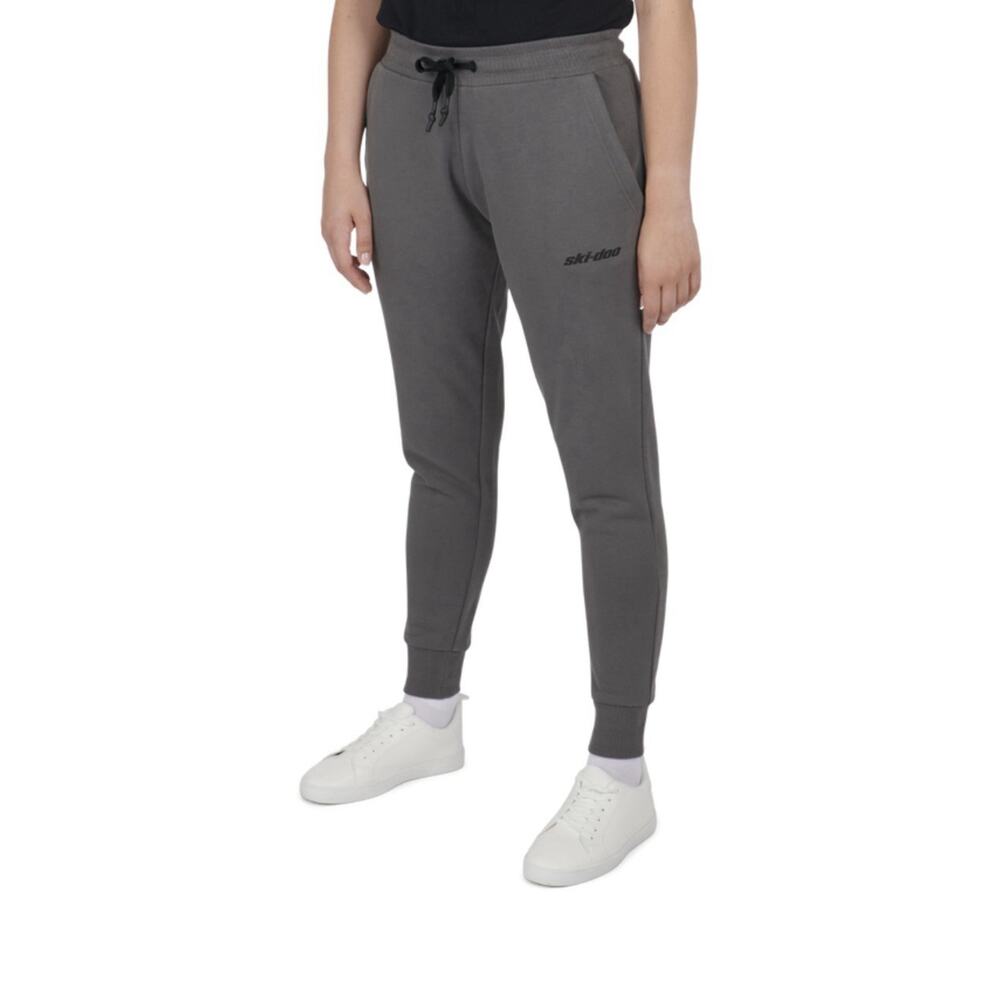 Ski Doo Womens Grey Smoke Sweatpants Large 454800 Signature Soft NWT CC1